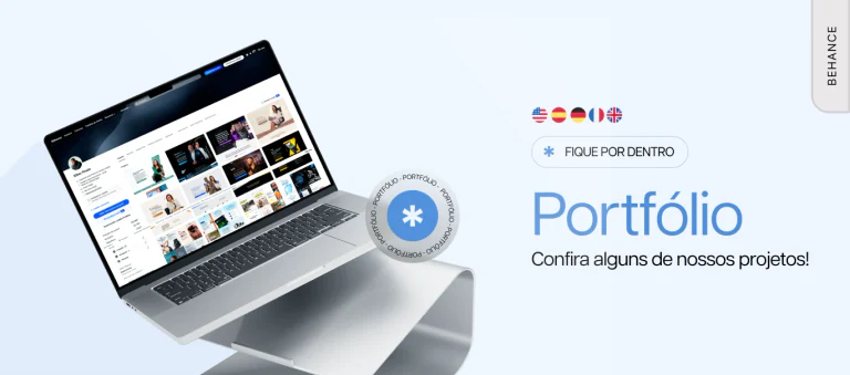 Portfólio no Behance